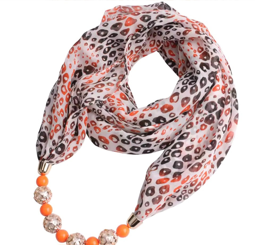 Scarf necklaces