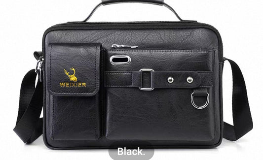 Leather side bags