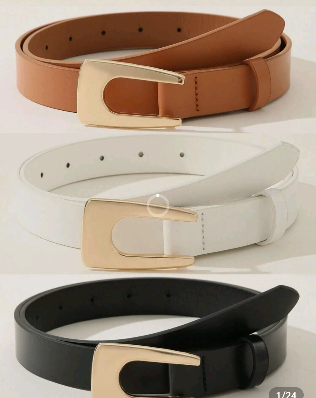 Fashion leather belt