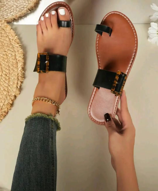Mat woman sandals